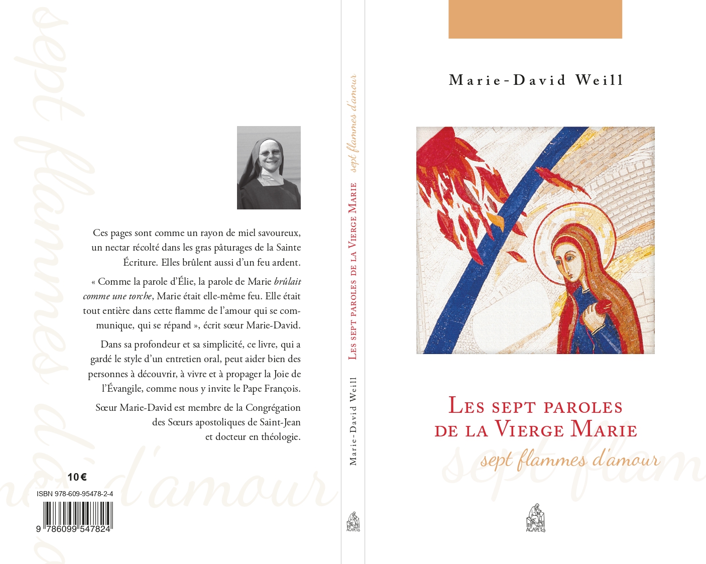 Livre Les sept paroles de la Vierge Marie - Verso