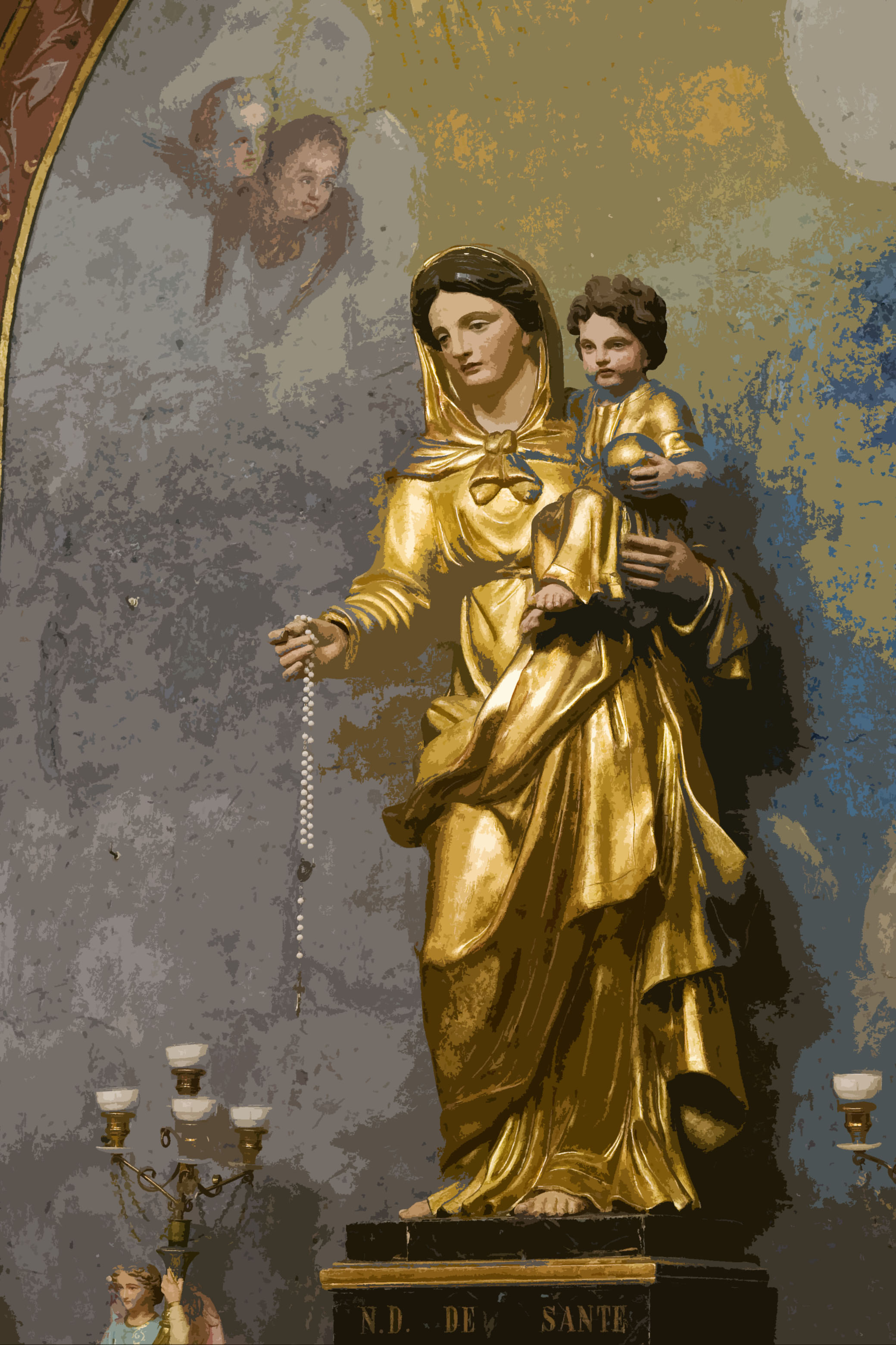 Statue de Notre-Dame de Santé